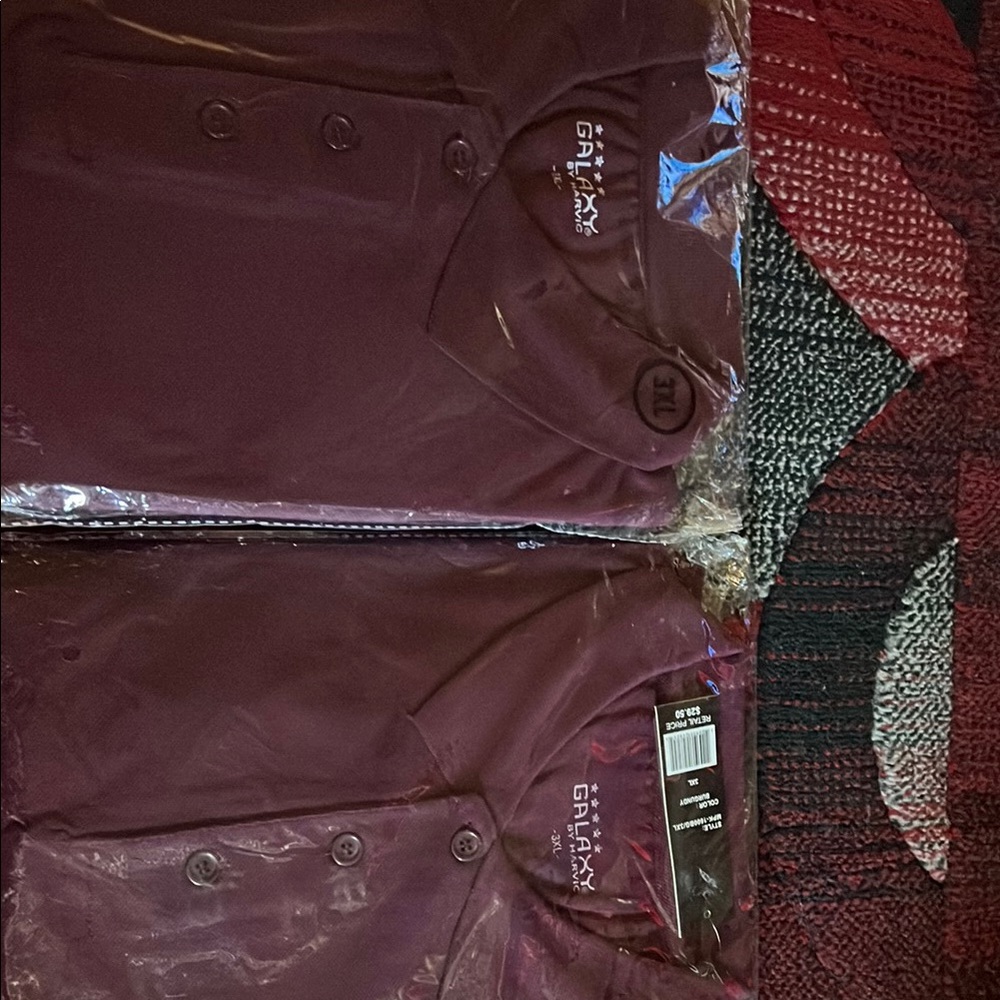 Galaxy by Harvic Maroon Polo Shirt